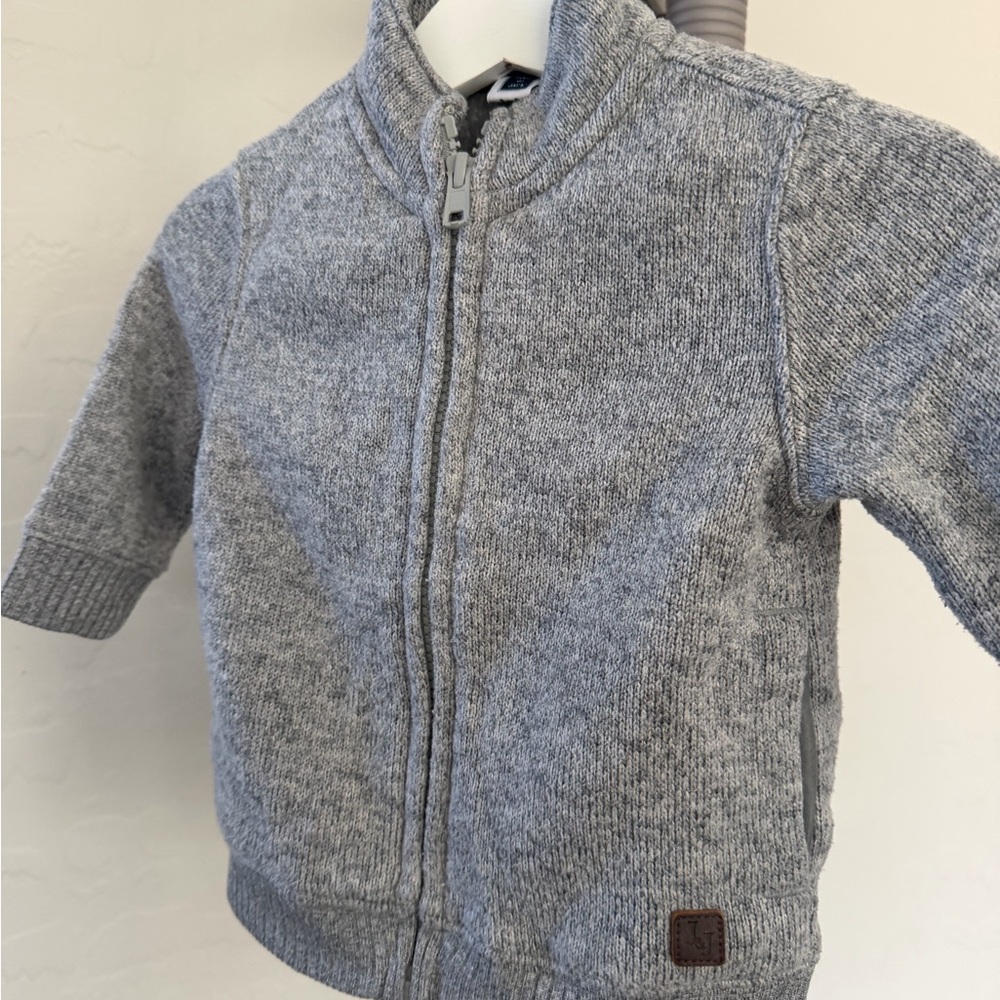 Cozy Janie & Jack Kids Zip-Up Sweater